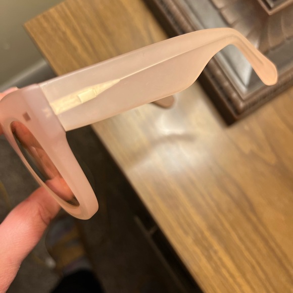 Acne Studios $395 Library sunglasses in pink acetate; good used condition! - Picture 9 of 12